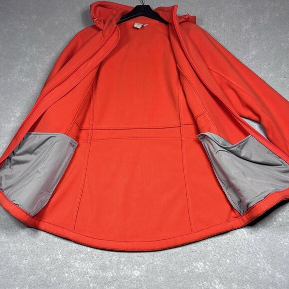 Duluth Trading Shoreline Fleece Jacket Women Large Windproof Heavyweight Hooded - Picture 9 of 11